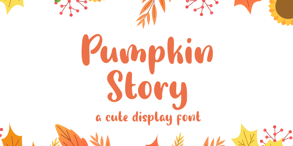 Pumpkin Story font