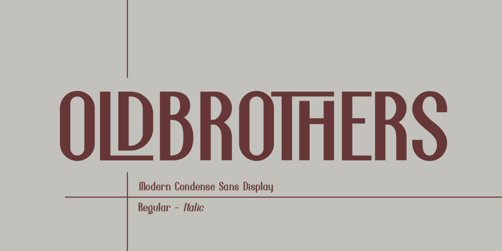Oldbrothers font