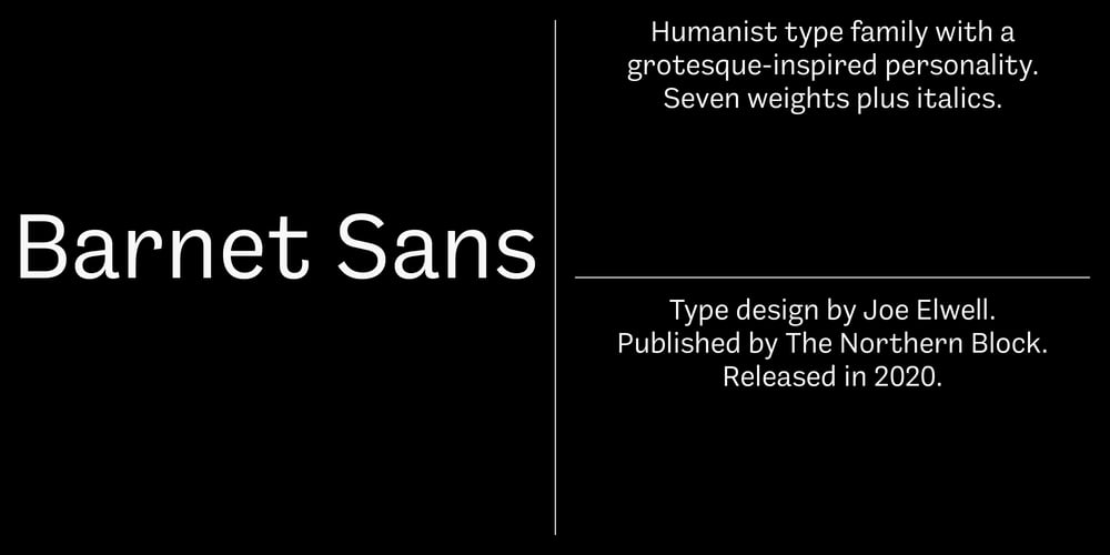 Barnet Sans font