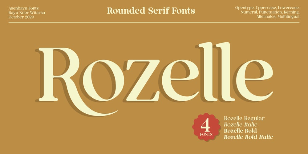 Rozelle font