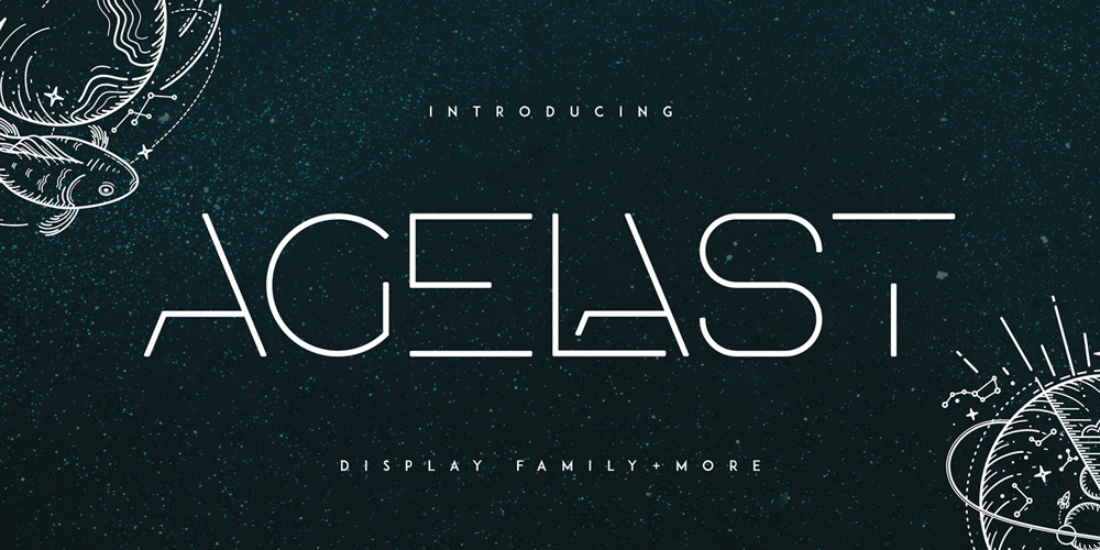 Agelast font