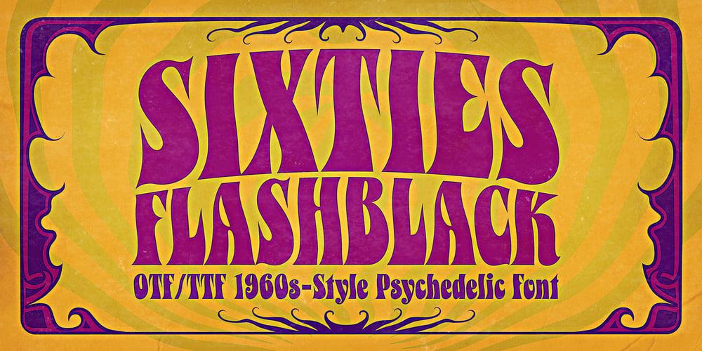 Sixties Flashback font