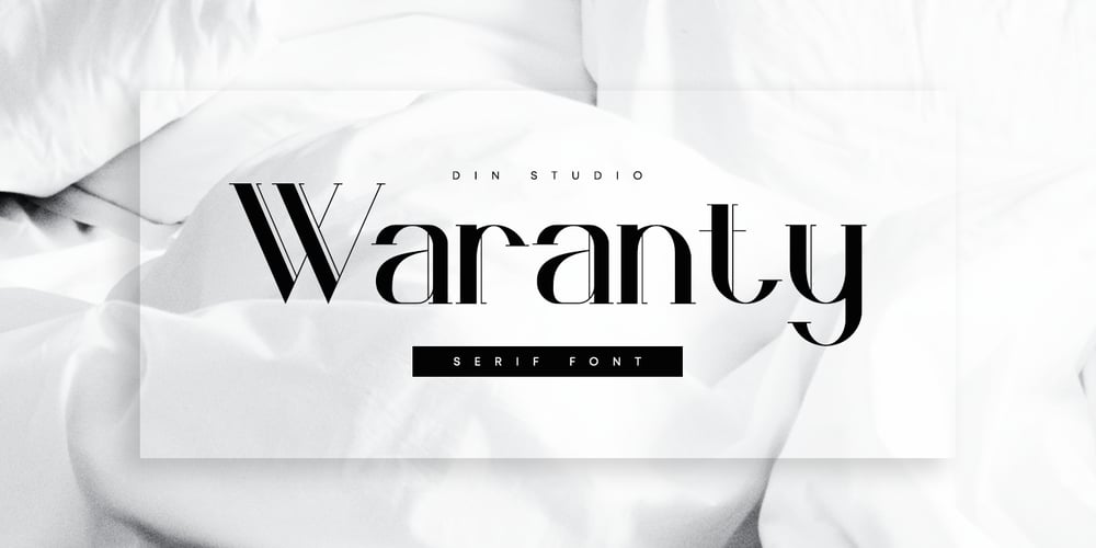 Waranty font