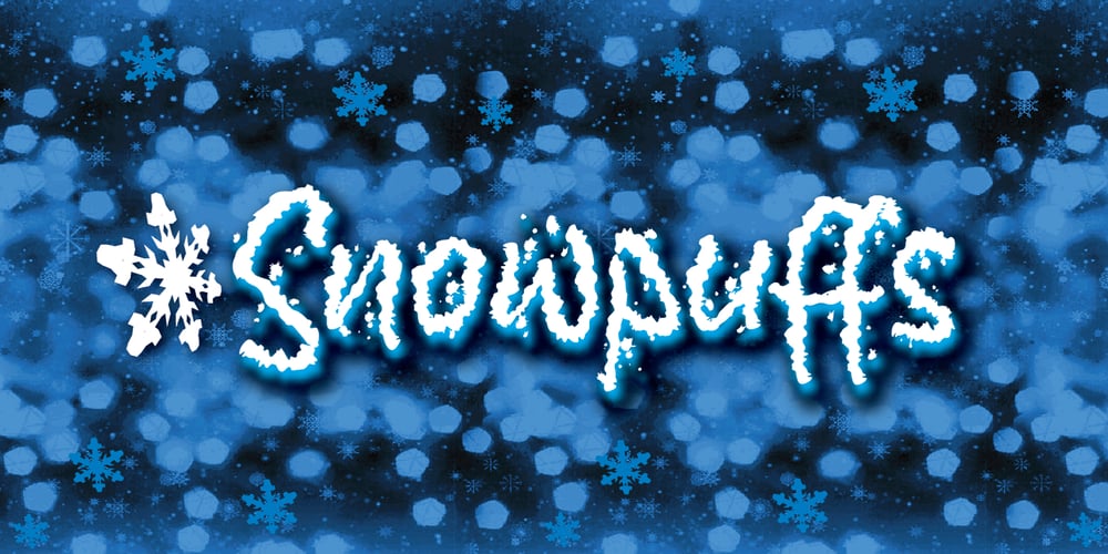 Snowpuffs font