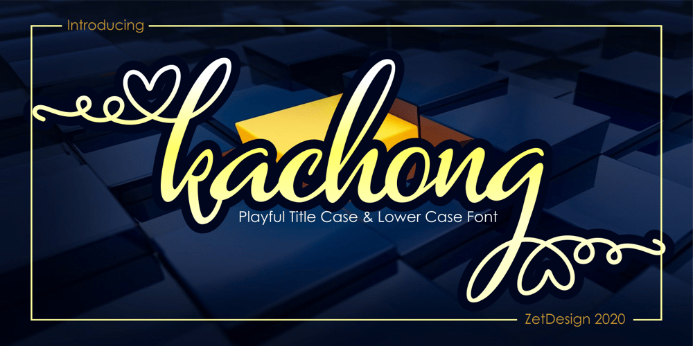 Kachong font