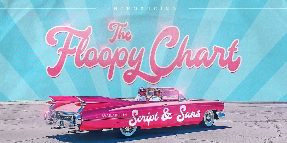 Floopy Chart font