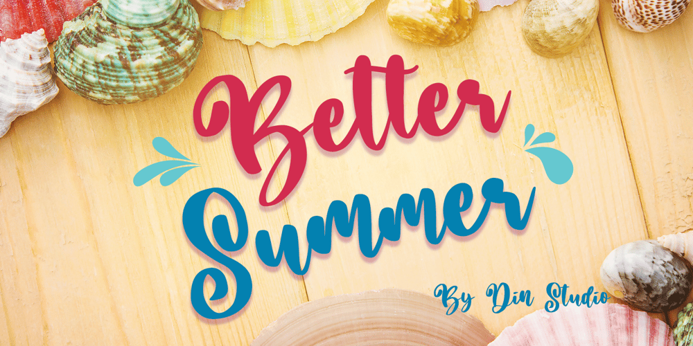 Better Summer font