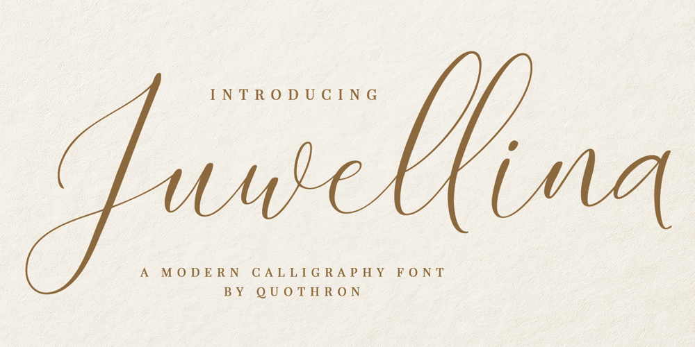 Juwellina font
