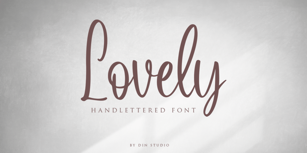 Lovely font