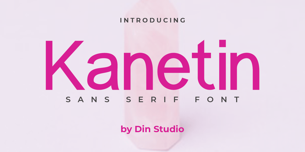 Kanetin font