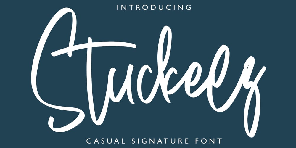 Stuckeez font