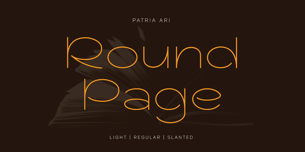 Round Page font