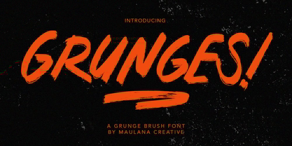 Grunges font