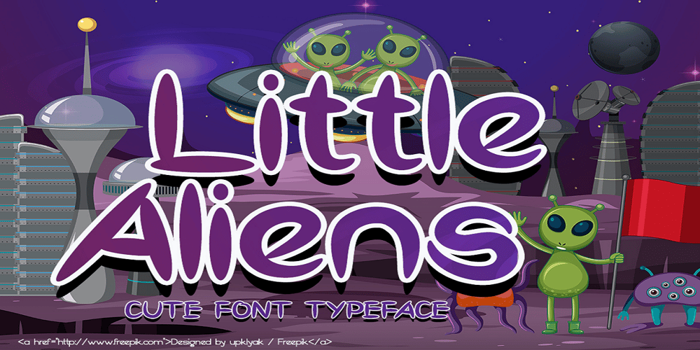 Little Aliens font