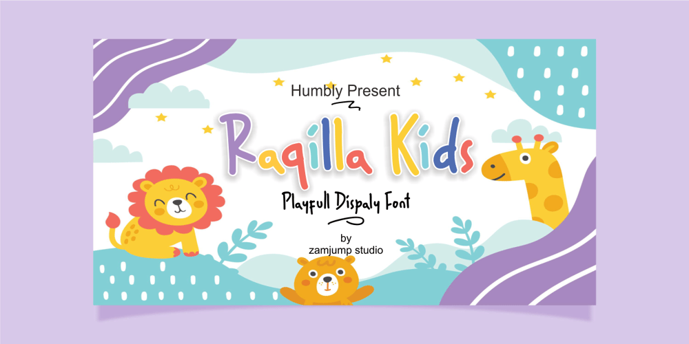 Raqilla Kids font