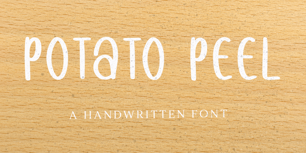 Potato Peel font