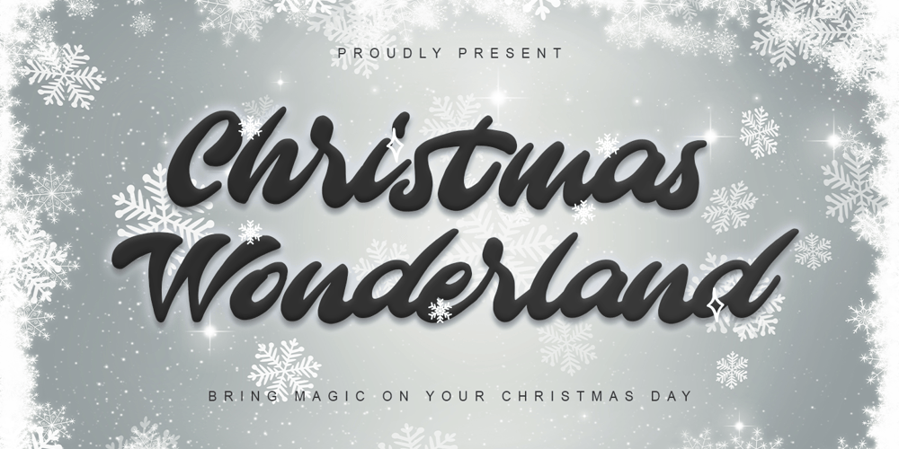 Christmas Wonderland font