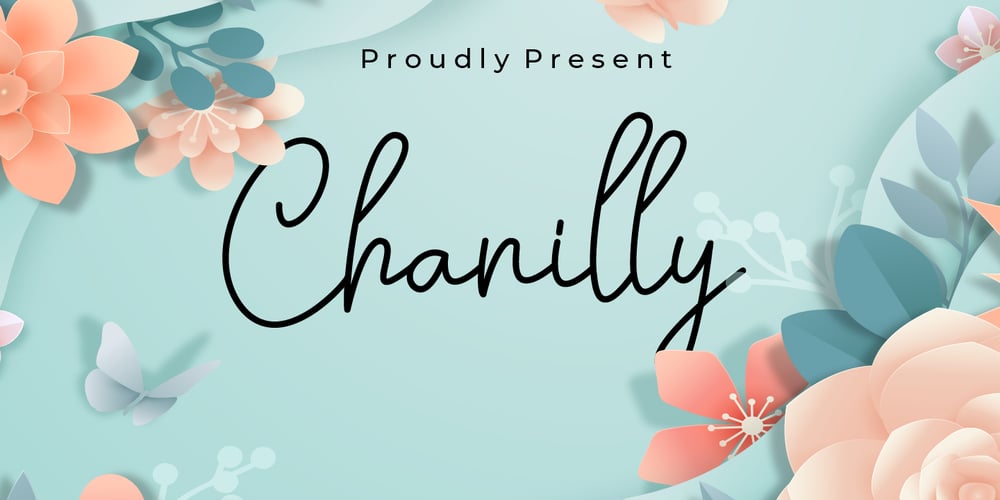 Chanilly font