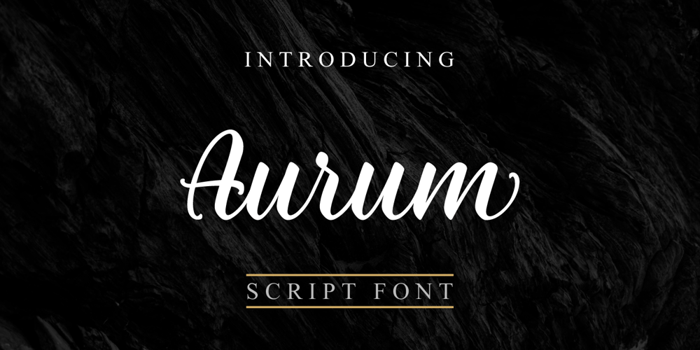Aurum font