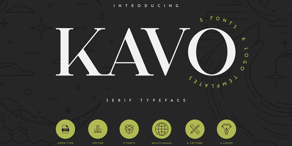 Kavo Serif font