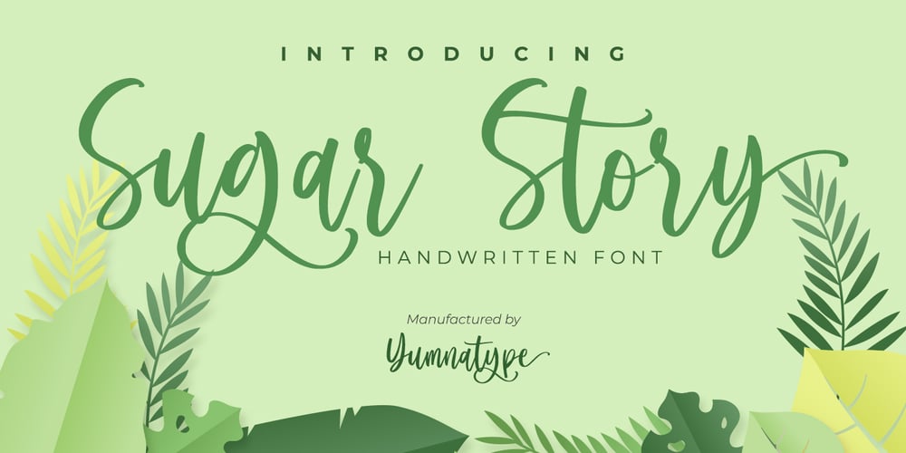 Sugar Story font