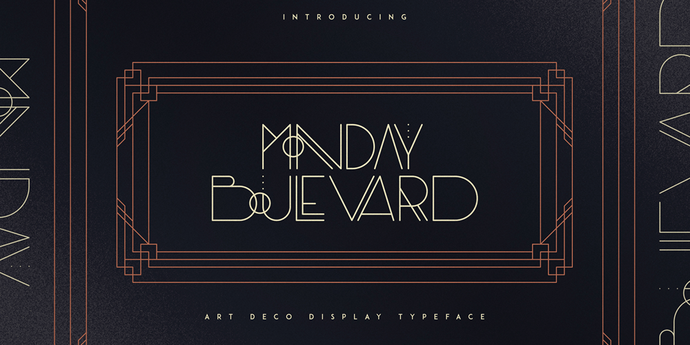 Monday Boulevard font