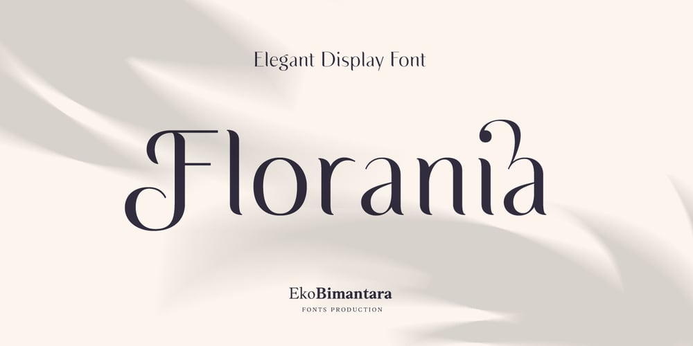 Florania font