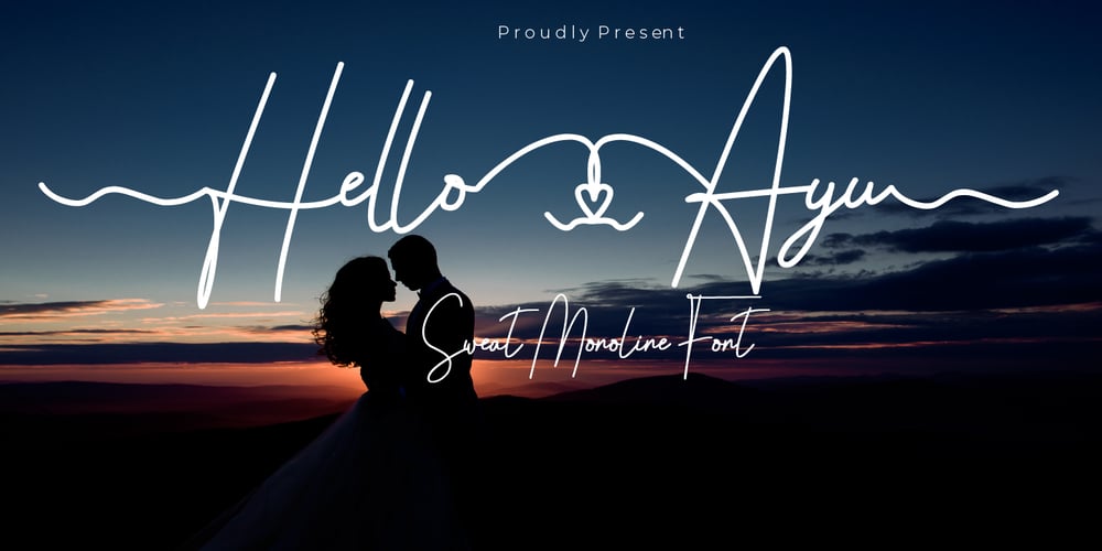 Hello Ayu font