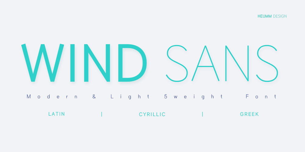 HU Wind Sans font