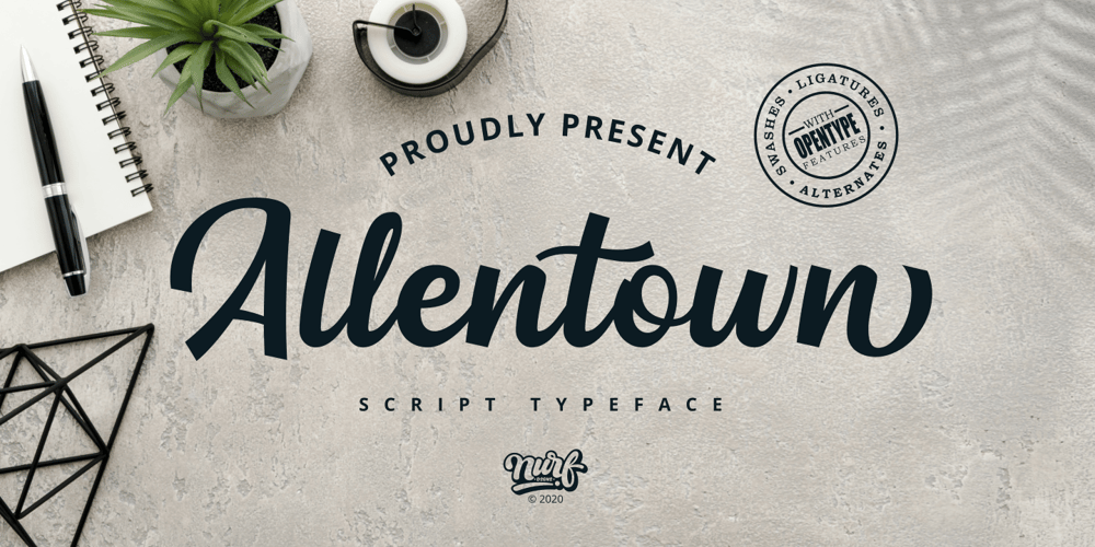 Allentown font