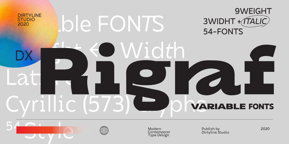 DX Rigraf font
