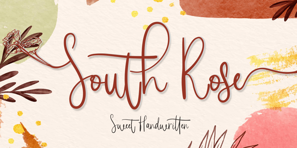 South Rose font