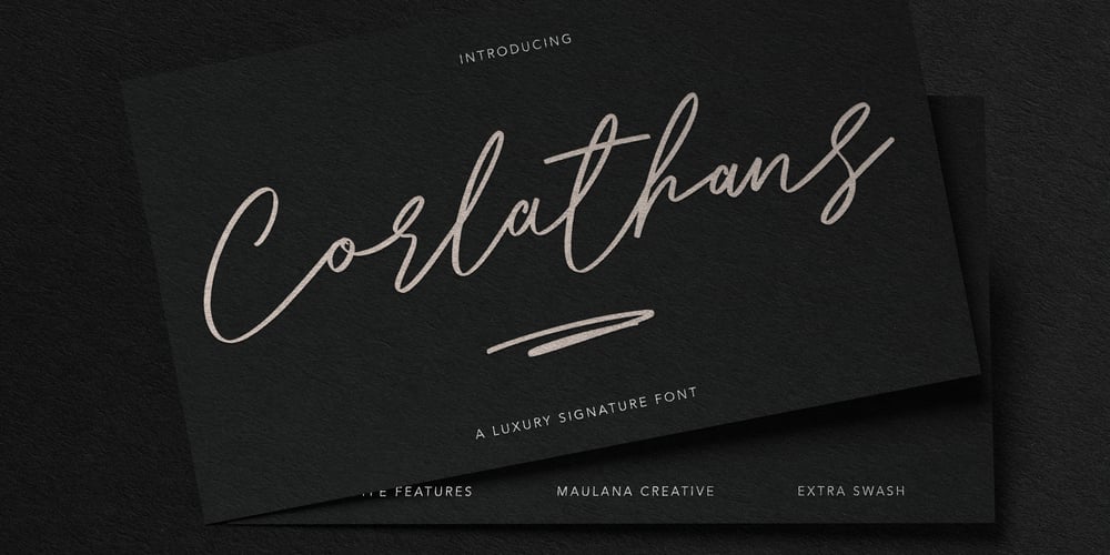 Corlathans font