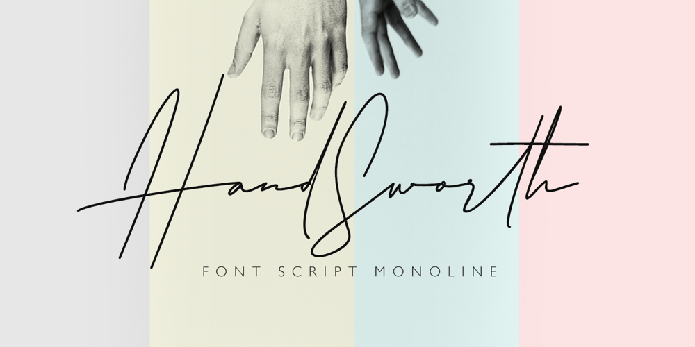Hand Sworth font