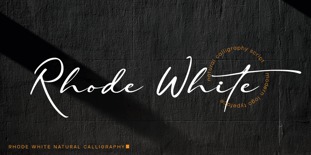 Rhode White font