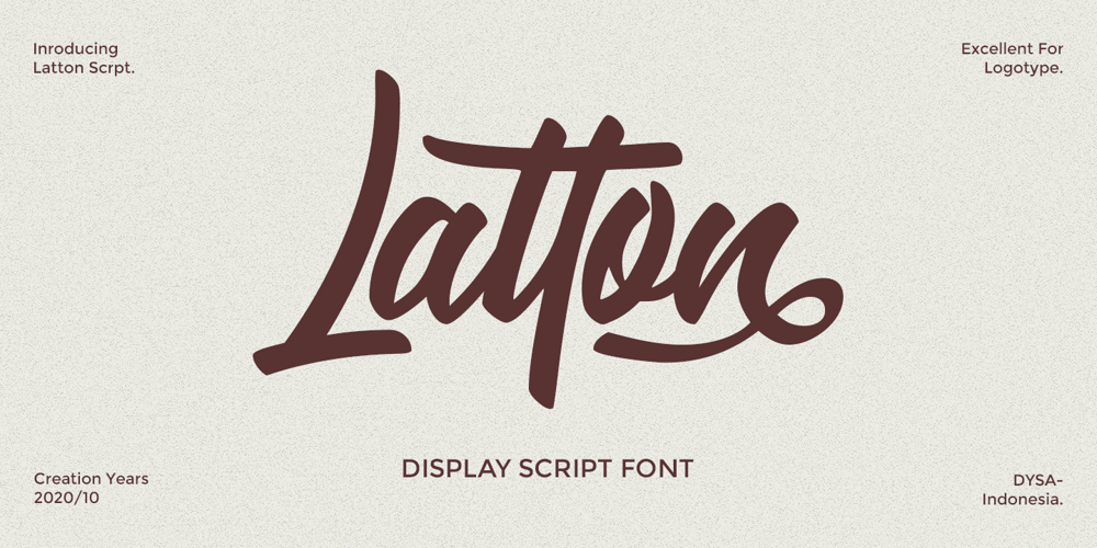Latton font