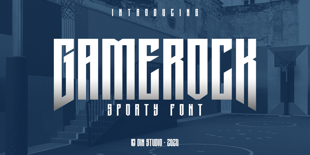 Gamerock font