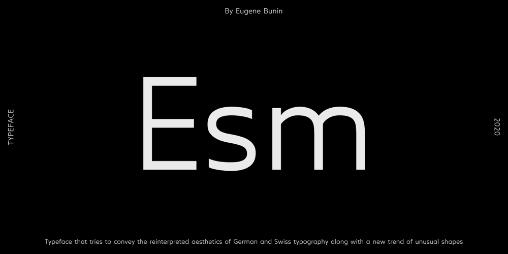Esm font