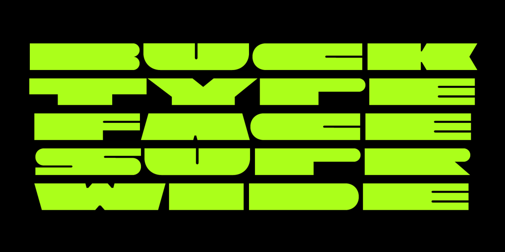 Buck font