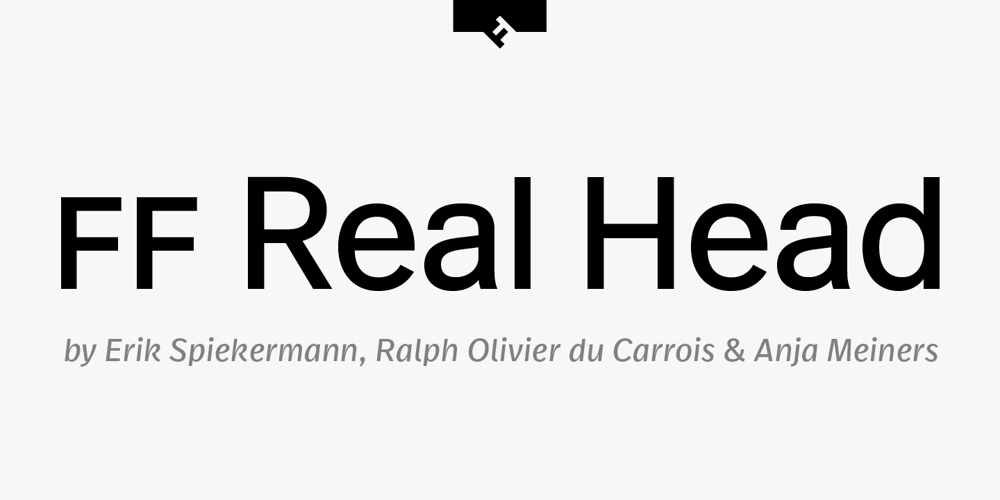 FF Real Head font