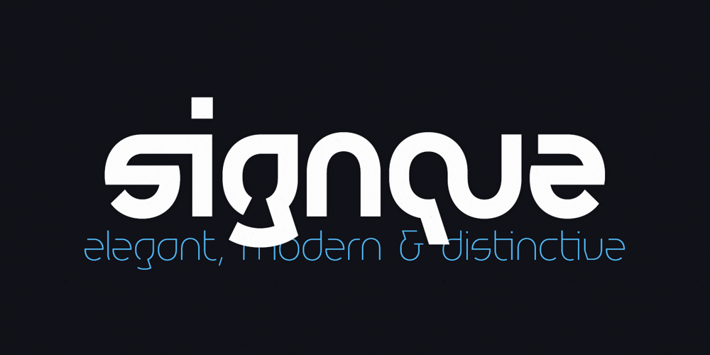 Signque font
