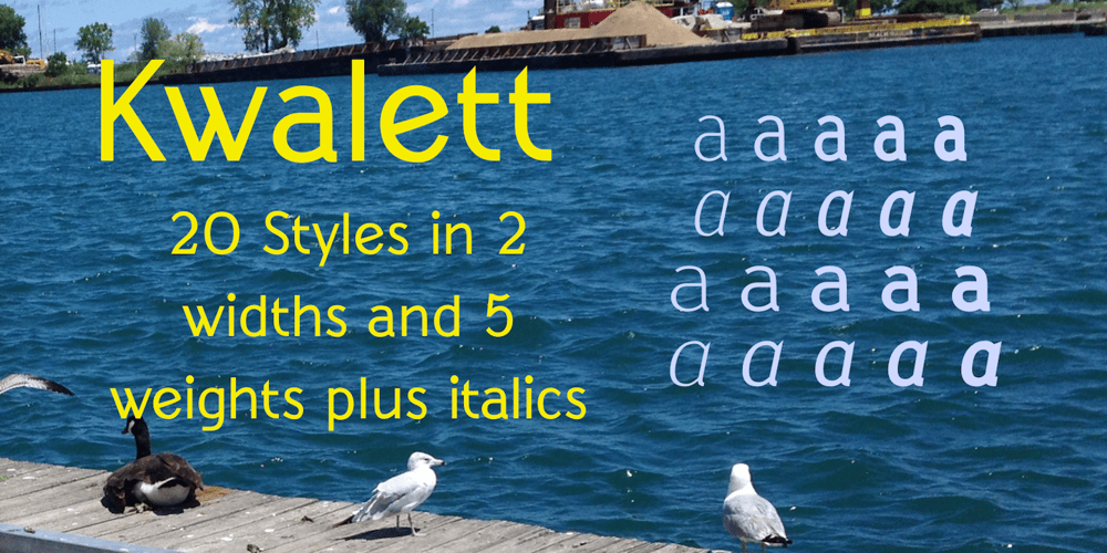 Kwalett font