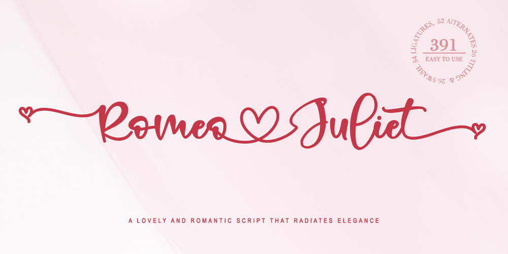 Romeo Juliet font