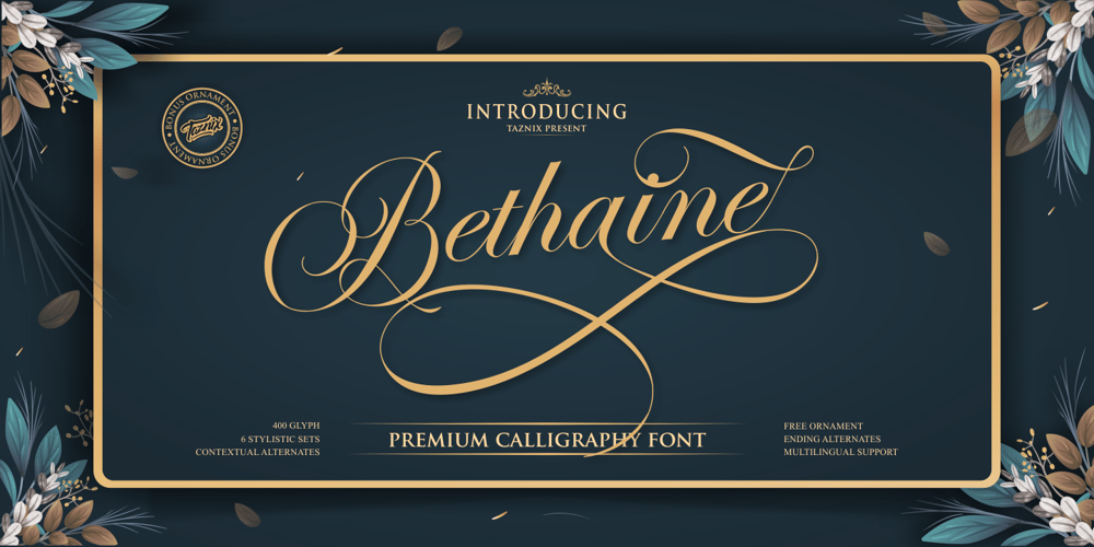 Bethaine font