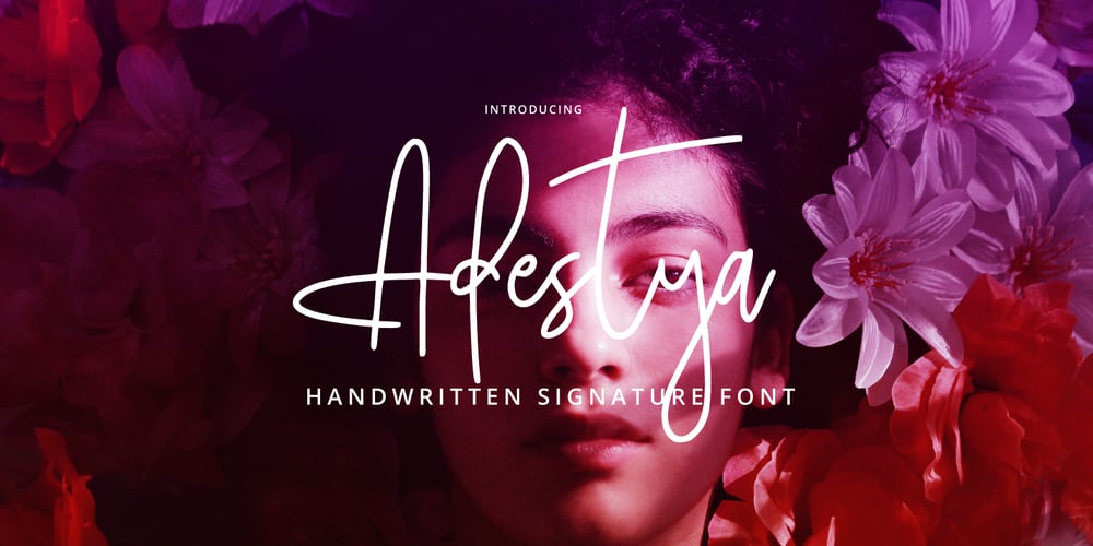 Adestya Signature font