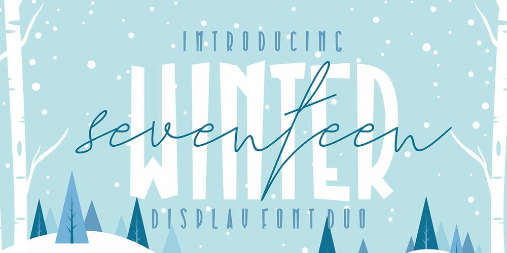 Seventeen Winter font