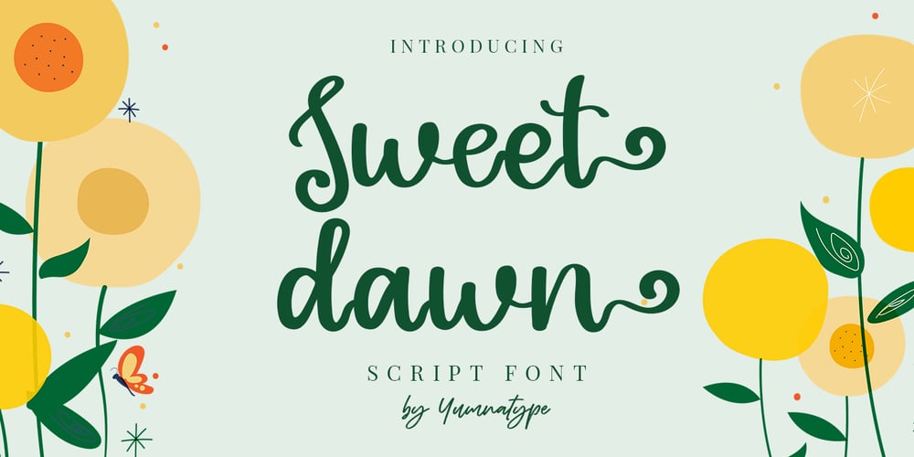 Sweet Dawn font