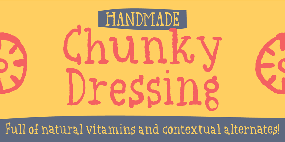 Chunky Dressing font