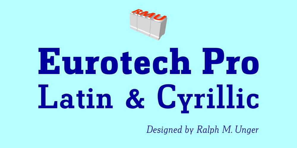 Eurotech Pro font