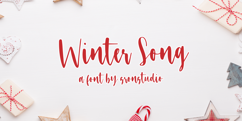 Winter Song font